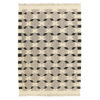 Persian Kilim Rug with Wool Original Handwoven in Fars Geometric Cream