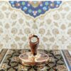 Persian Modern Bronze Stamp with a Stamp Pad - A Timeless Piece for Customizing Stationery