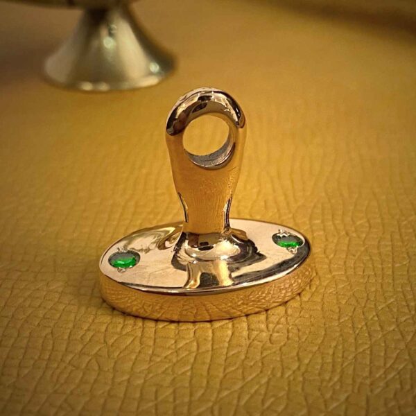 Persian Modern Bronze Stamp & Stamp Pad Set - A Timeless Piece with Custom Text