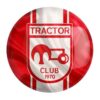 Persian Pinback Button with Matte Scratch-Resistant Tractor Sazi FC Design
