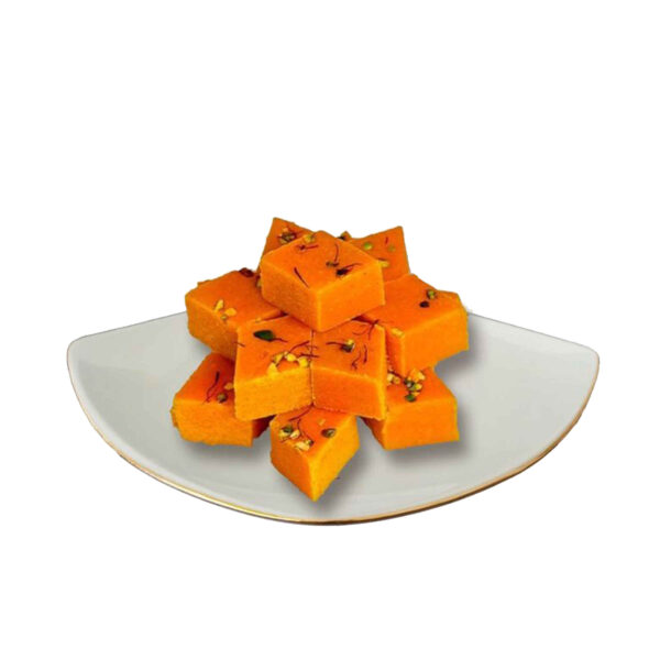 Persian Sweet - Tabriz Saffron Almond Nougat 500 gr, (2x)