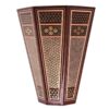 Persian Waste Basket Khatamkari - Handcrafted Luxury for Your Home Decor