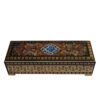 Persian Wooden Pencil Box with Handcrafted Khatamkari for Persian Art Lovers