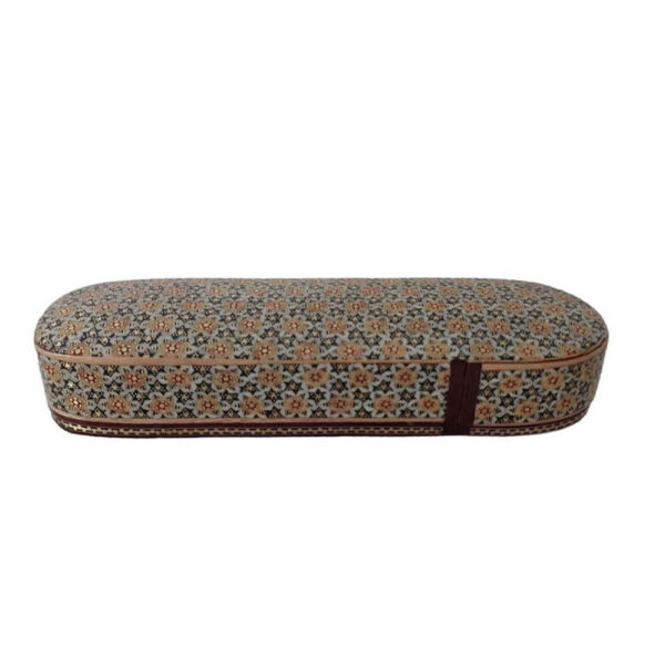 Persian Wooden Pencil Box with Intricate Khatamkari Inlay – Handcrafted Elegance for Office & Gift