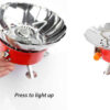 Portable Windproof Camping Gas Stove- with Heat Shield