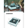 Mini Camping Gas Stove for Outdoor Cooking - Portable and Efficient