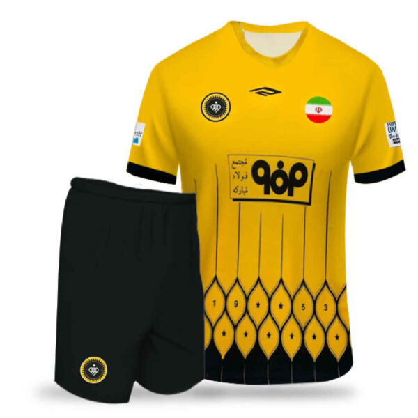 Sepahan Home Kit 2024 With Matching Short - Latest Design