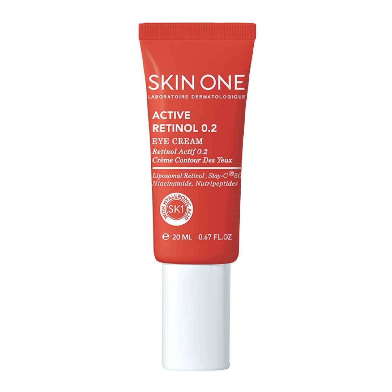Skin-One Eye Contour Cream - Reduce Wrinkles & Fine Lines & Boost Radiance, 20ml (pack of 2)