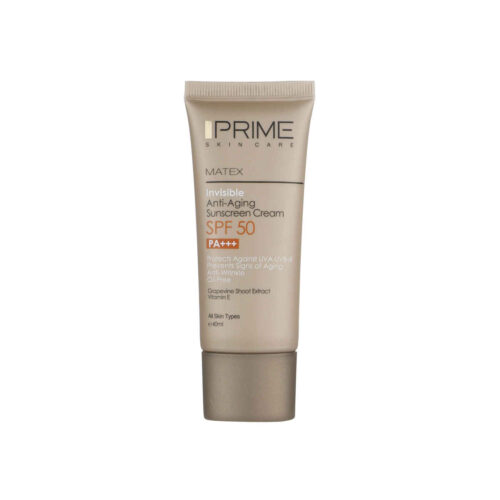 Sunscreen Cream for All Skin Type – Prime SPF50 Colorless and Anti-wrinkle (pack of 2)