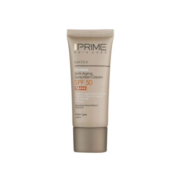 Sunscreen Cream for All Skin Type - Prime SPF50 Colorless and Anti-wrinkle (pack of 2)