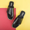 Toe Ring Slipper for women - Lightweight & Stylish with Snake Skin Design