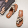 Toe Ring Slipper for Women - Suitable for Summer & Durable in Brown