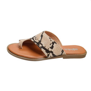 Toe Ring Slipper for Women – Suitable for Summer & Durable in Brown