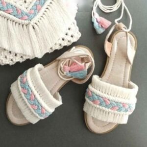 Unique Macramé Sandals for Women – Perfect for Outdoor Adventures