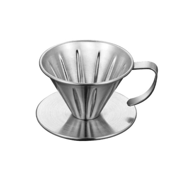 V60 Coffee Dripper - Portable & Steel for Precision and Manual Brewing