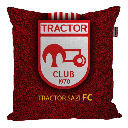 Velvet Cushion Cover – Tractor FC Design for Football Supporters