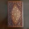 Vintage-Inspired Handcrafted Wooden Jewelry Box with Floral Design