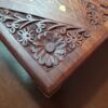 Vintage-Inspired Handcrafted Wooden Jewelry Box with Floral Design