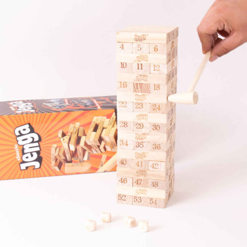 Wood Block Puzzle – Numbered Jenga – A New Twist on the Classic Game