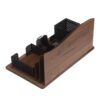 Wooden Desk Organizer Accessory for Office Supplies in Brown