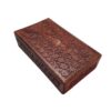 Wooden Jewelry Box with Floral Design - Artisan Craftsmanship for Timeless Charm
