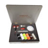 Wooden Sewing Kit in Gray - Essential Tools for Seamstress Work