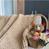 Hunky Knitted Sofa Throw – Soft, Warm & Stylish for Living Rooms