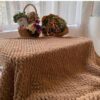 Hunky Knitted Sofa Throw – Soft, Warm & Stylish for Living Rooms