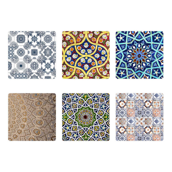 Artistic Coaster Set - The Perfect Gift for Art Lover Pack of 6