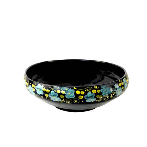 Artistic Pottery Bowl – For Serving Fruit, Soup, Ash, Noodles, Ice Cream & Side Dishes