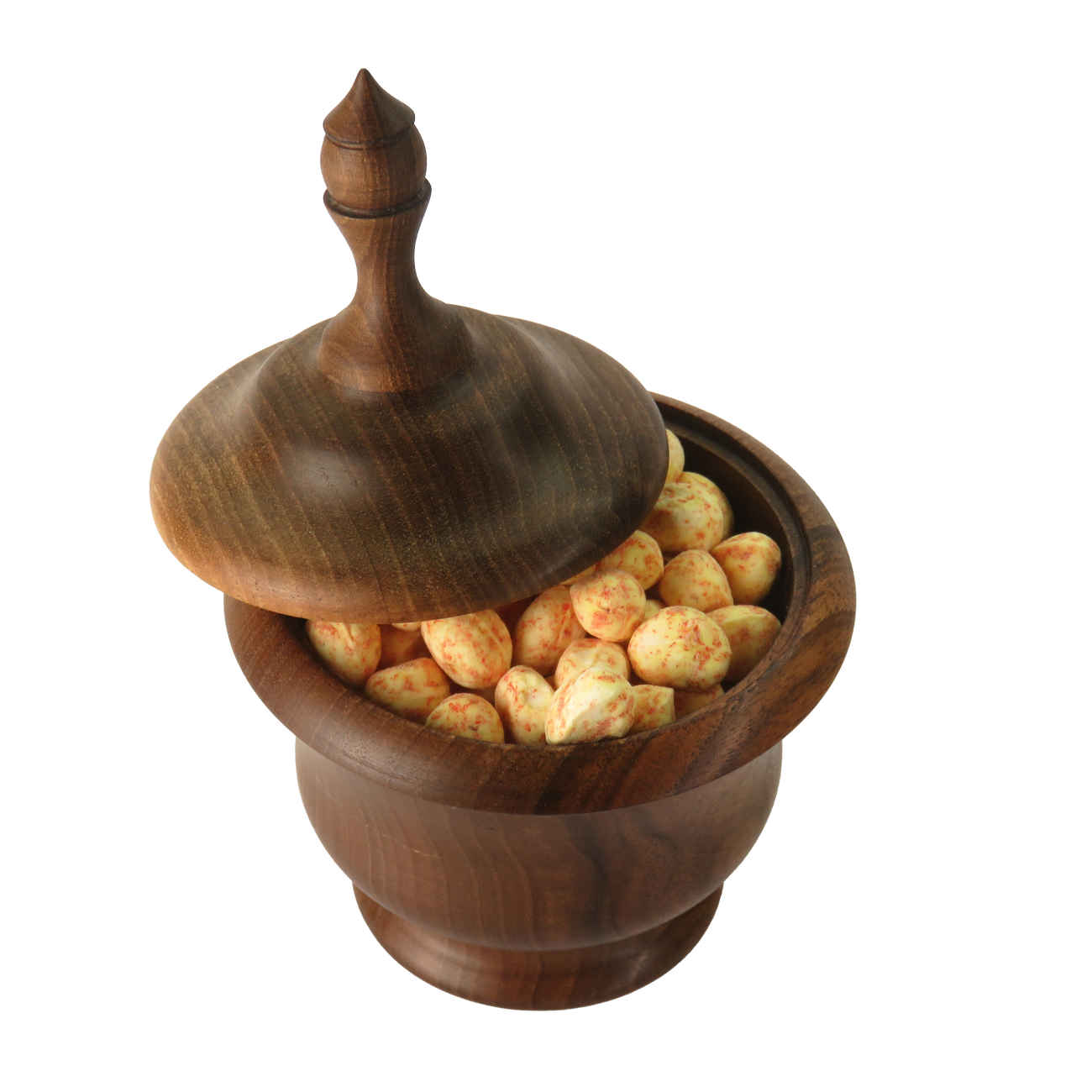 Wooden Sugar Bowl for Stylish Storage – Carved Harmony