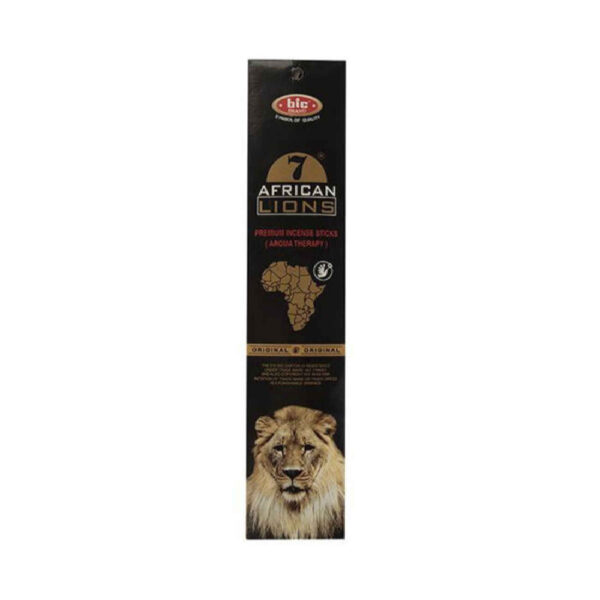 Bic Incense Sticks Natural African Lions Model - Calm Moments (4 Packs of 20)
