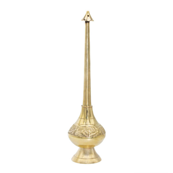 Brass Rosewater Sprinkler for Aromatic Rituals - Timeless Elegance