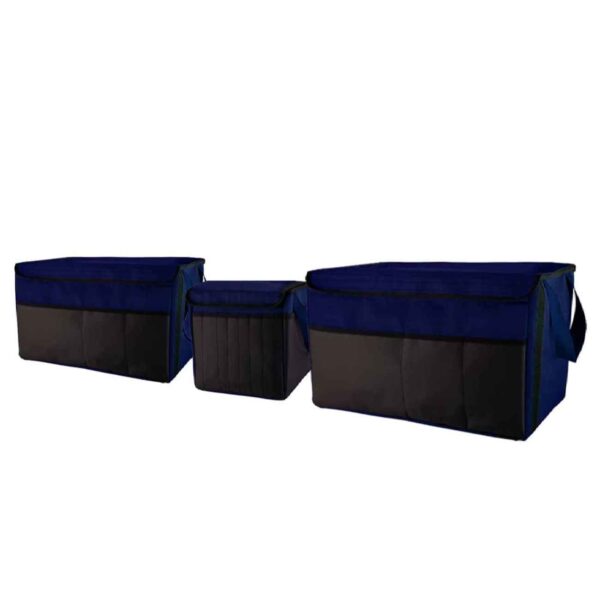 Car Trunk Organizer - Chic & Easy Portability with Large Capacity Pack of 3