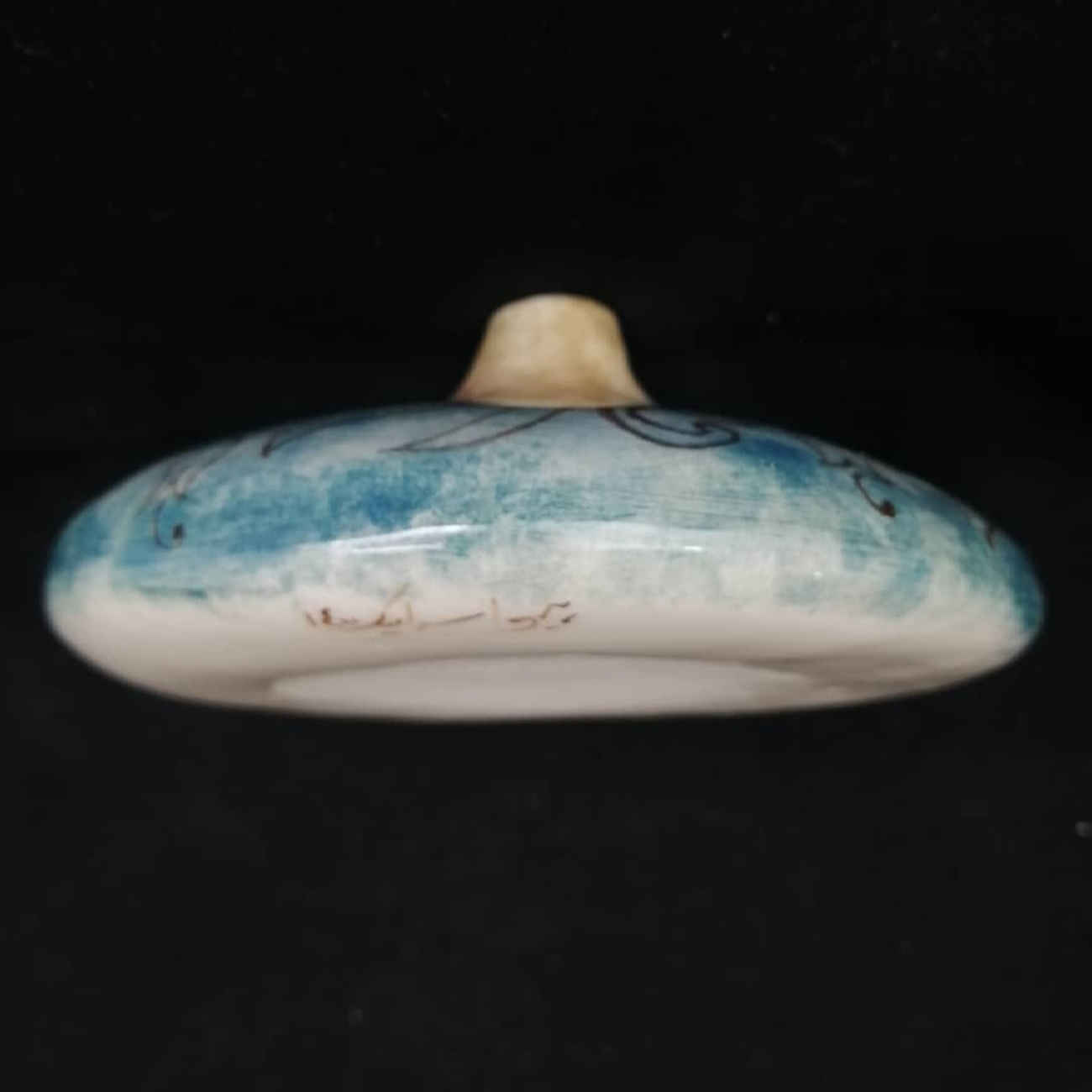 Decorative Persian Ceramic Single Flower Vase Ideal for Gift or Decor with Ivy Design