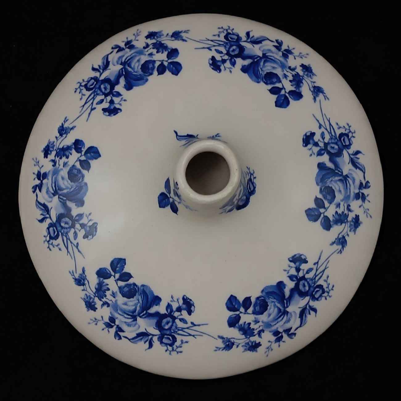 Decorative Persian Ceramic Bud Vase Moonlight Model with Floral Design