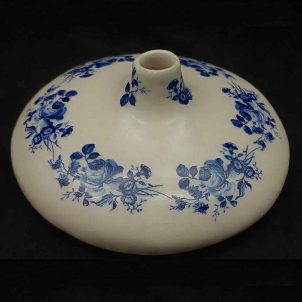 Decorative Persian Ceramic Bud Vase Moonlight Model with Floral Design