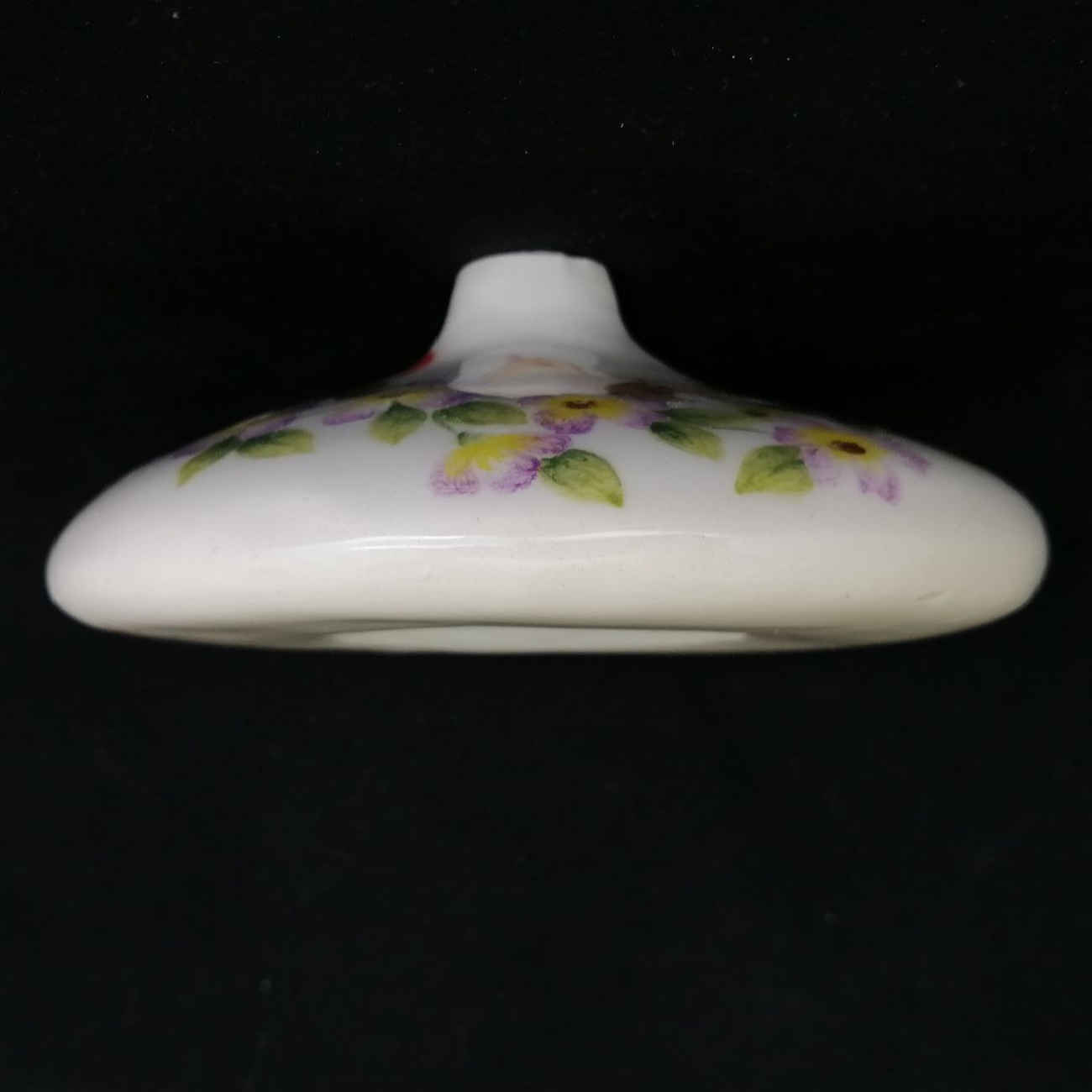 Decorative Persian Ceramic Bud Vase for Modern and Rustic Décor with Bird & Floral Design