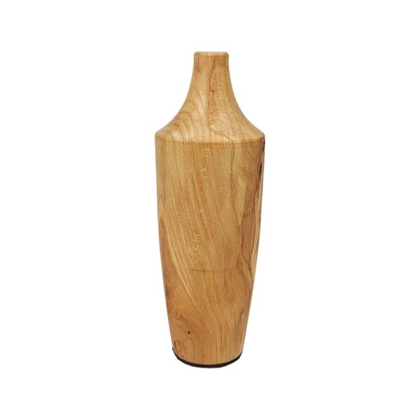 Decorative Wooden Single Flower Vase - Perfect for Flowers or Standalone Art