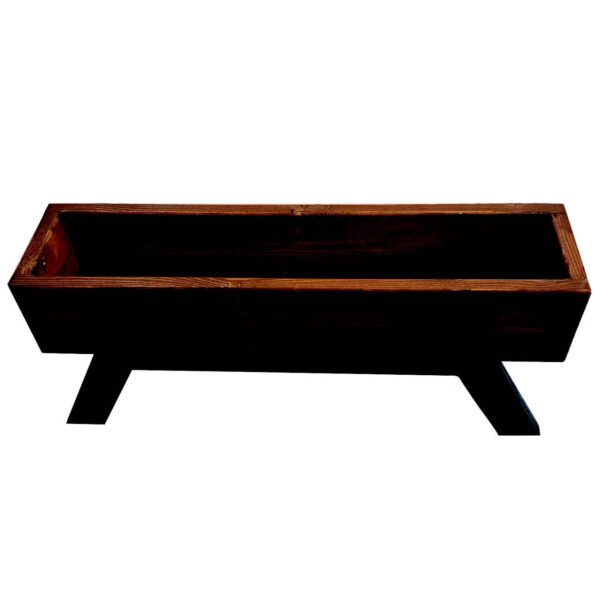 Decorative Wooden Vase -  for Indoor or Outdoor Decor