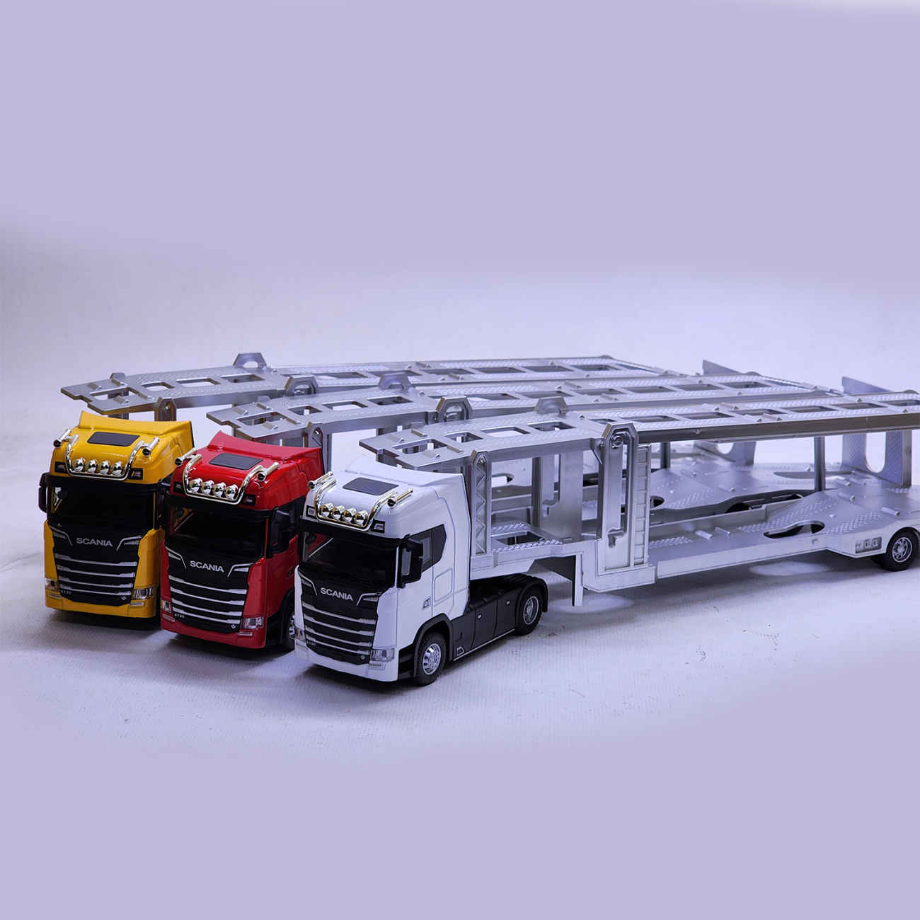 Diecast Car Trailer Lorry Toy Truck – Inspired by Scania’s Iconic Design