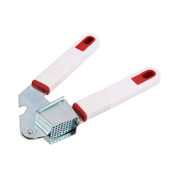 Manual Garlic Press with Comfortable Grip - Stainless Steel and Plastic