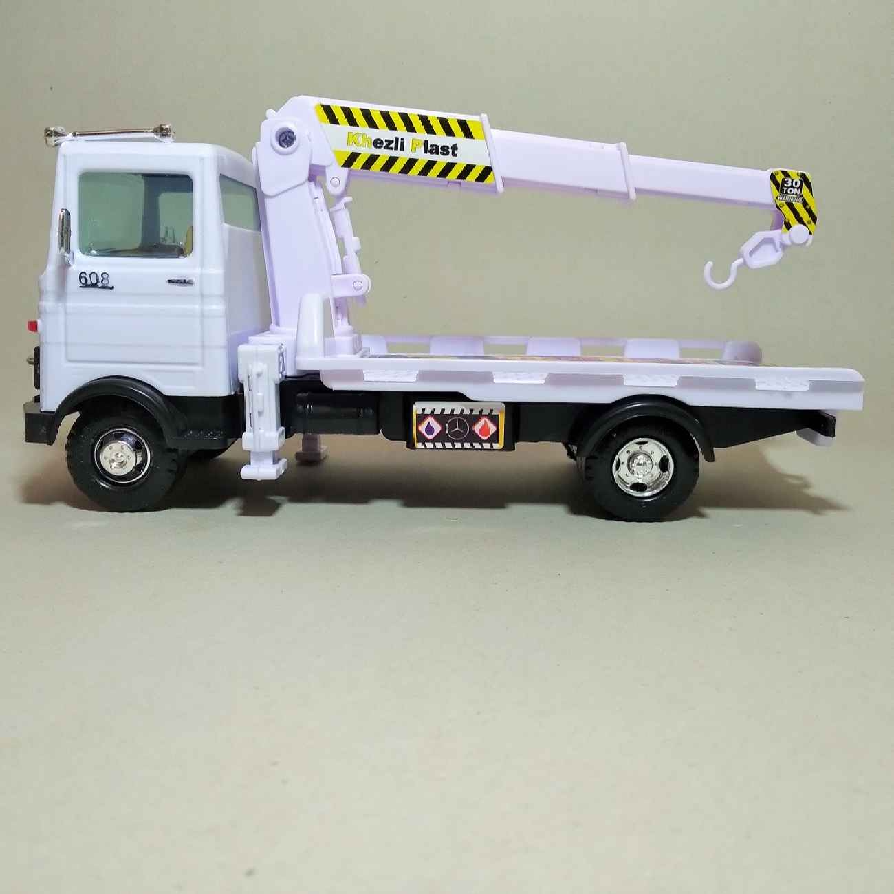 Mercedes-Benz LP-Series 1963 Crane Lorry Toy Truck – Vintage Car Combination – Set of 2