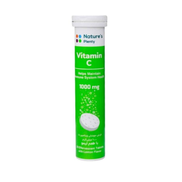 Effervescent Vitamin C Tablet - Perfect for Health with Lemon Flavor,  Pack of 1 & 20 Tablet