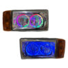 Front Car Headlight - Full Car Ring Model, Compatible with Paykan (Pack of 2)