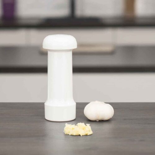 Manual Garlic Press and Peeler Set –  Easy to Use Kitchen Tool