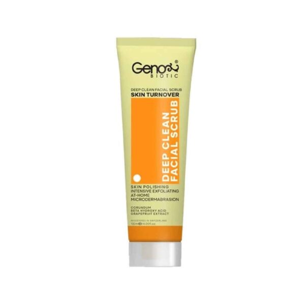Geno Biotic Deep Clean Facial Scrub – Skin Turnover & Intensive Exfoliation (Pack of 2)