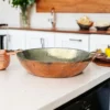 Hammered Persian Copper Frying Pan - Roudabe Design