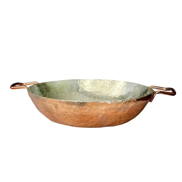 Hammered Persian Copper Frying Pan - Roudabe Design