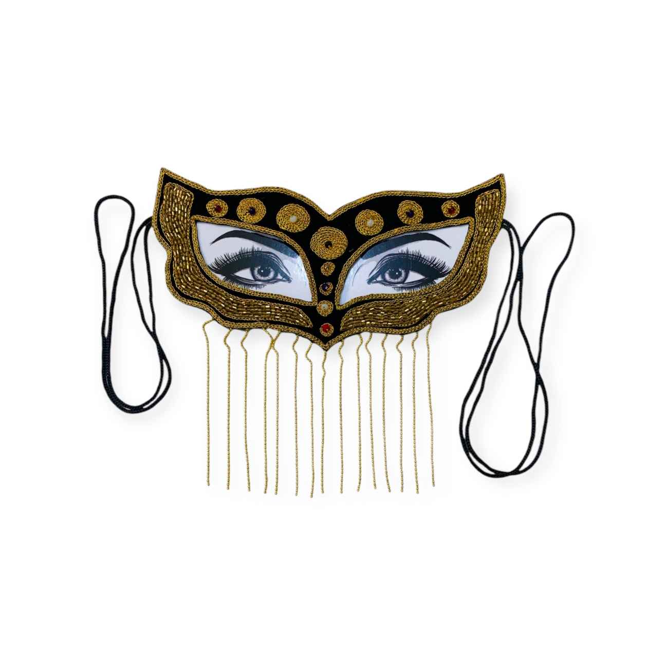 Handcrafted Battoulah Mask – A Mask of Elegance and Enchantment